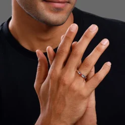 Silver Modern Mystic Ring For Him