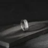 Silver Modern Simplicity Ring For Him