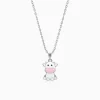 Silver Moo Magic Kids Pendant with Link Chain
