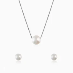 Silver Moonlight Pearl Set