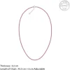 Silver Moonlit Grace Tennis Necklace