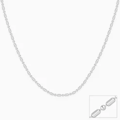 Silver Morse Kids Chain