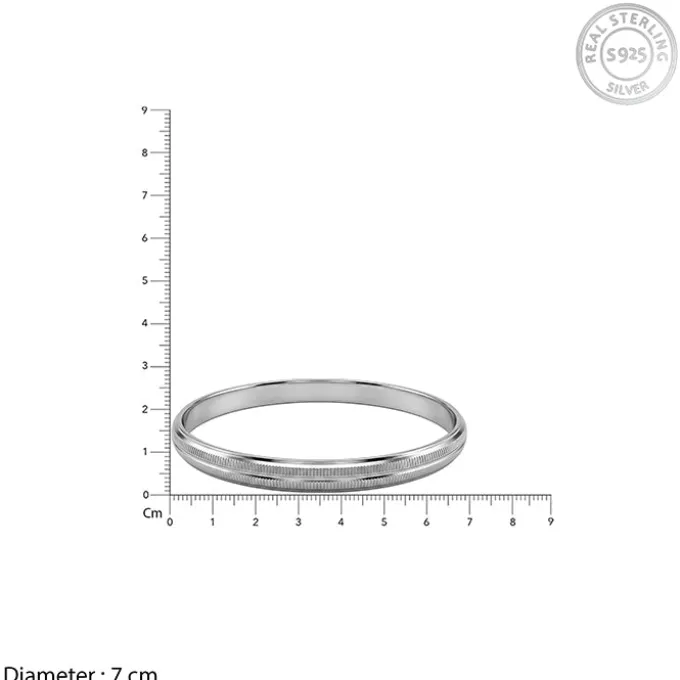 Silver Naresh Kada For Him (Size 7)