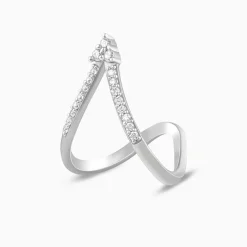 Silver Nargis Vanki Ring