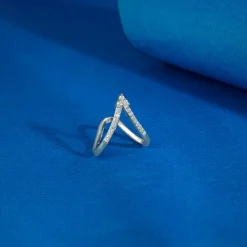 Silver Nargis Vanki Ring