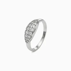 Silver Navette Ring (Size 12)
