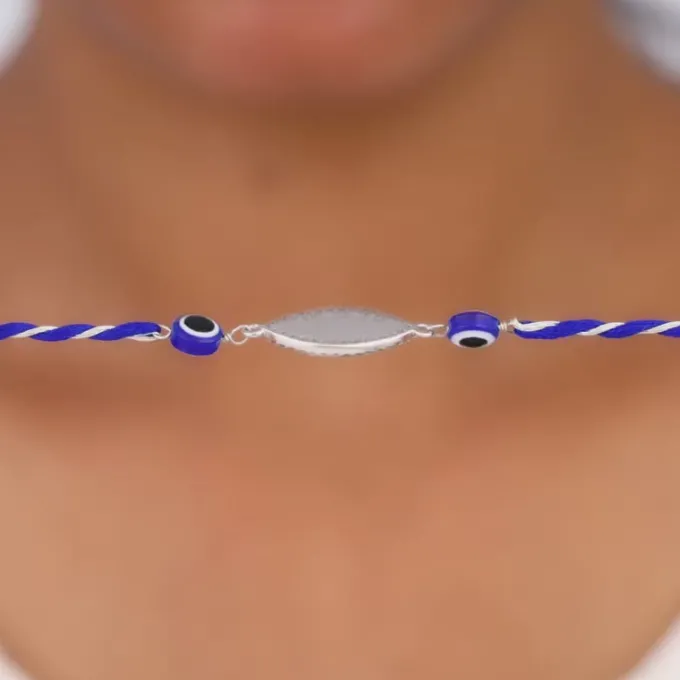 Silver Nazar Rakhi