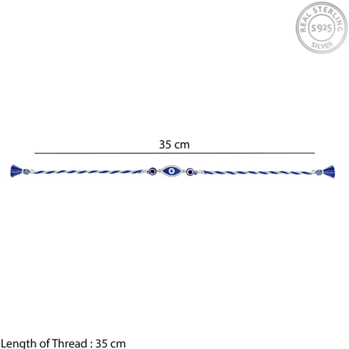 Silver Nazar Rakhi