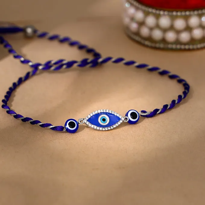 Silver Nazar Rakhi