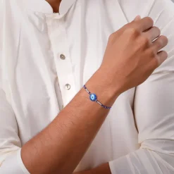 Silver Nazar Rakhi Combo (Set of 3)