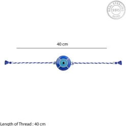 Silver Nazariya Rakhi