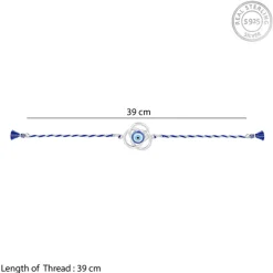 Silver Nazarproof Rakhi