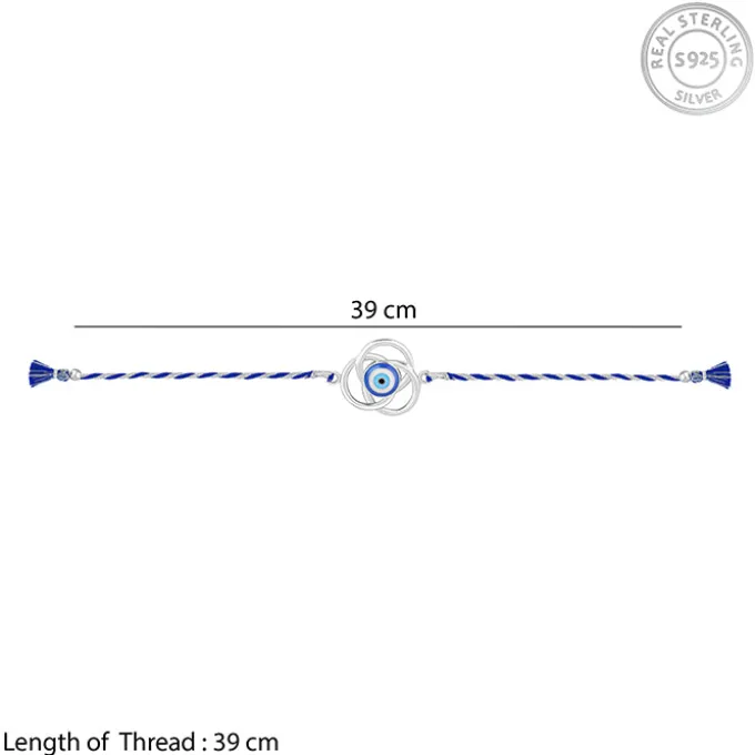 Silver Nazarproof Rakhi