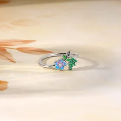 Silver Nectar Love Ring