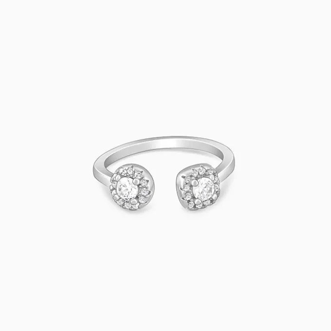 Silver Not-So-Round Ring