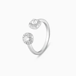 Silver Not-So-Round Ring