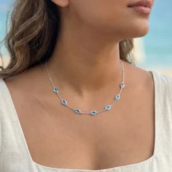 Silver Oenone Necklace