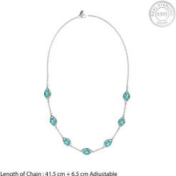 Silver Oenone Necklace