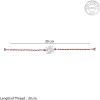 Silver Om and Swastik Rakhi