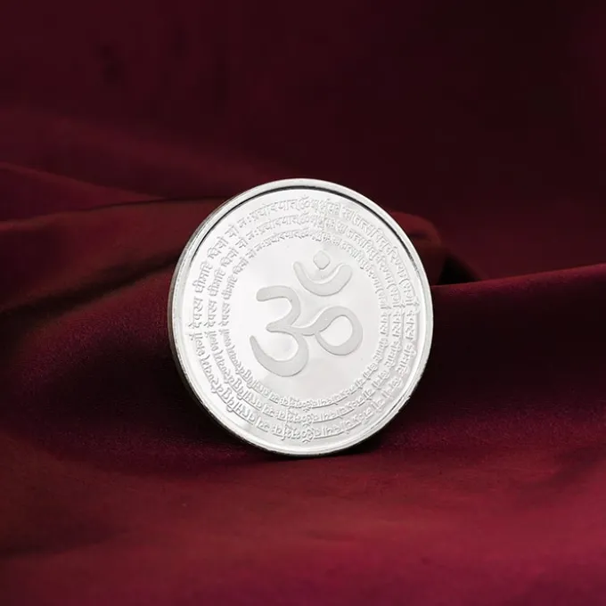 Silver Om Coin (50g)