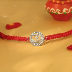 Silver Om Namah Shivaya Rakhi