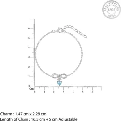 Silver Only Us Bracelet