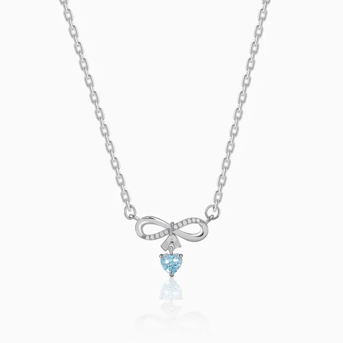 Silver Only Us Necklace