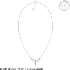 Silver Only Us Necklace