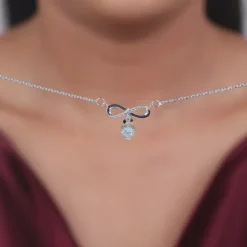 Silver Only Us Necklace