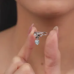 Silver Only Us Ring
