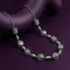Silver Opaline Grace Necklace