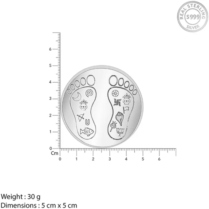 Silver Padam Coin - (30g)