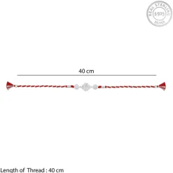 Silver Padma Vinayak Rakhi