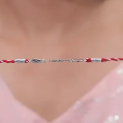 Silver Padma Vinayak Rakhi