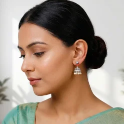 Silver Padmika Earrings