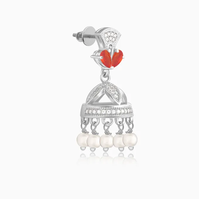 Silver Padmika Earrings