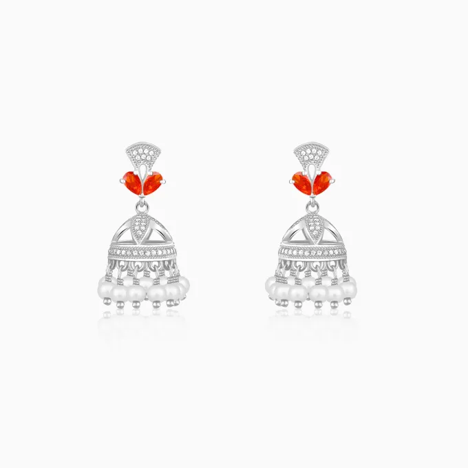 Silver Padmika Earrings