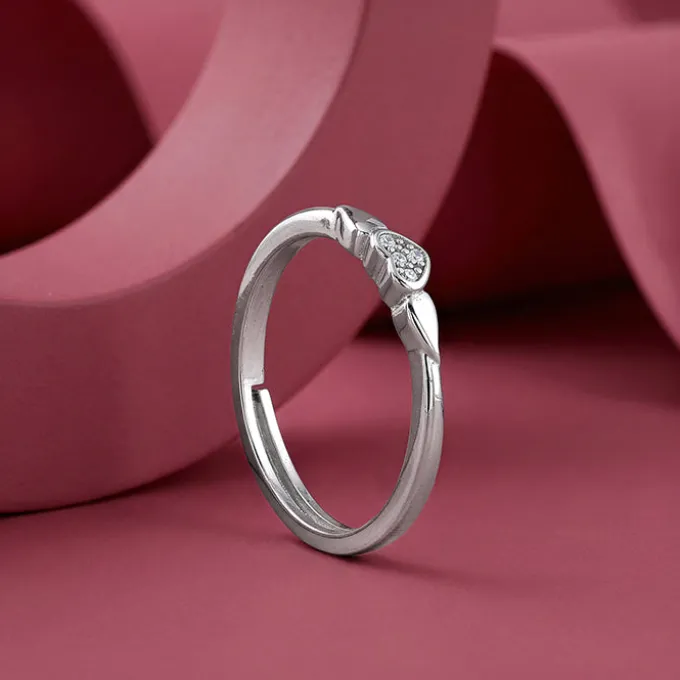 Silver Passion Love Ring