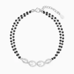 Silver Pearfection Mangalsutra Bracelet