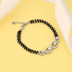 Silver Pearfection Mangalsutra Bracelet