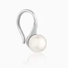 Silver Pearl Small Stud Earrings