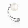 Silver Penelope Pearl Earrings