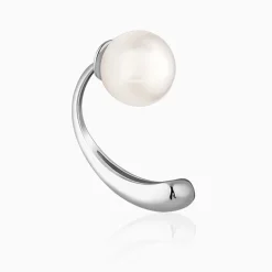 Silver Penelope Pearl Earrings