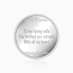 Silver Personalised Always You Coin - 30g