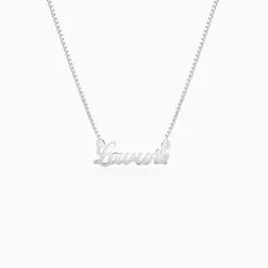 Silver Personalised Dog Lover Necklace