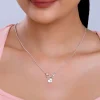 Silver Personalised Endless Echo Necklace