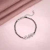 Silver Personalised Eternal Initial Mangalsutra Bracelet