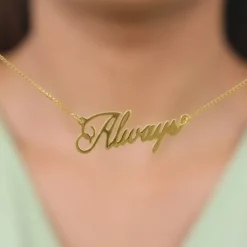 Silver Personalised Eternal Necklace