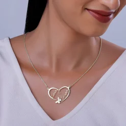 Silver Personalised Forever Yours Pendant