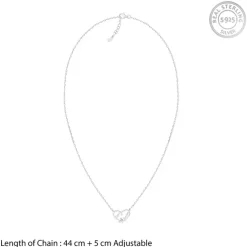 Silver Personalised Forever Yours Pendant